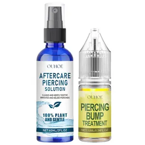 Base Labs Piercing Bump Solution I Keloid Bump Remover - Soothing Essential Oil for Piercing Bumps, Keloids & Scars | Nose, Ears, Body - 15ml