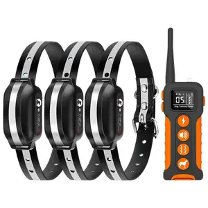 Dog Training Collar, 1 Box Rechargeable Waterproof E-Collar with Remote Control, 4 Modes Anti-bark Shock Collar, Safe for All Breeds, All Sizes Dog Pet Products