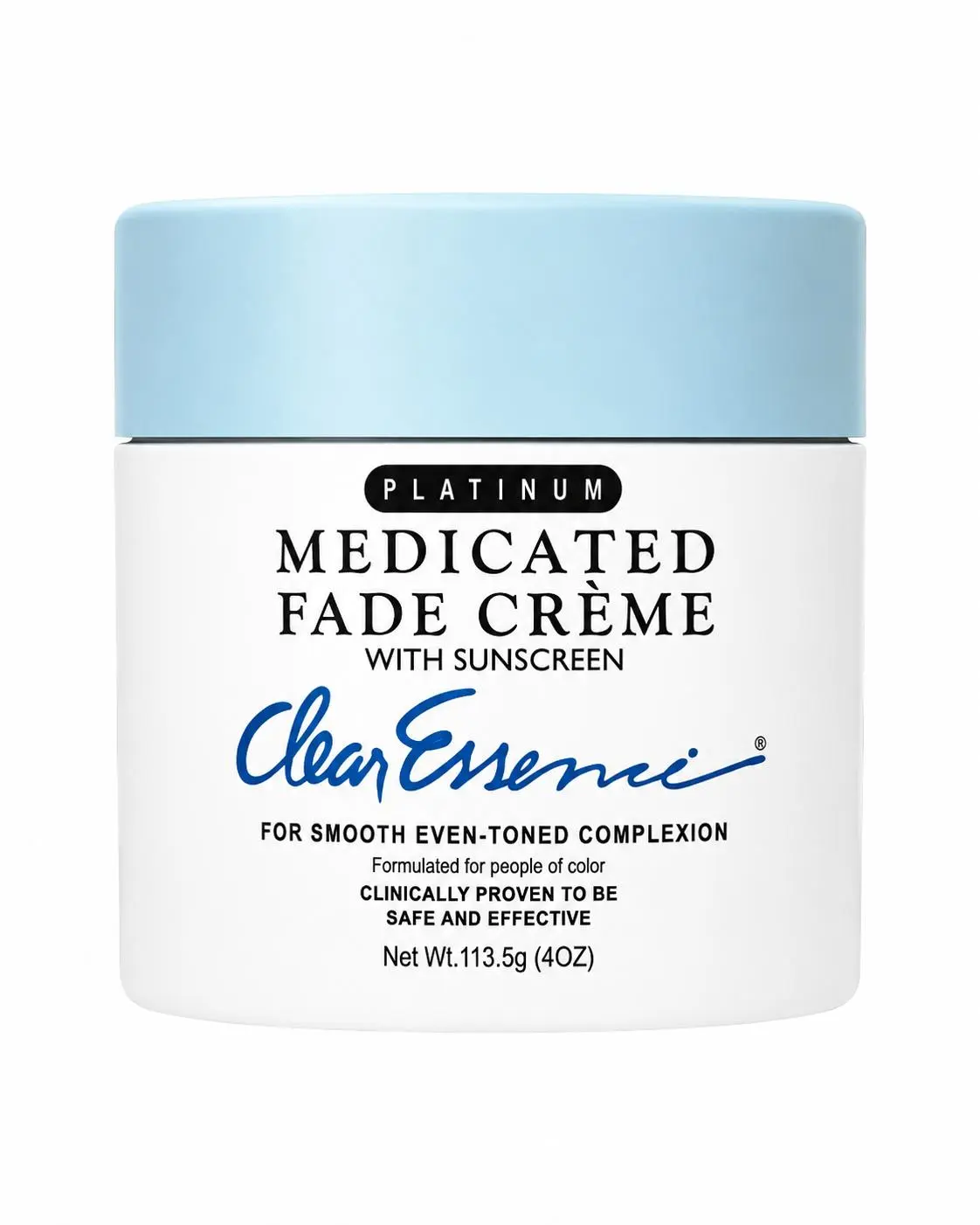 Platinum Medicated Fade Creme with Sunscreen Clear Acne