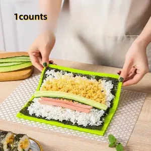 Simple Sushi Maker Mold for Homemade Sushi and Rice Balls, Sushi Making, Ideal for Parties and DIY Kitchen Tools, Easy Sushi Preparation, Compact