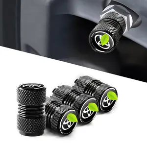 For Toyota - Aluminum Alloy Car Tire Valve Stem - Valve Cap - Suitable for Cars, Motorcycles, Trucks, Bicycles - Universal Type - Auto Parts - Essential Vehicle Maintenance Tool