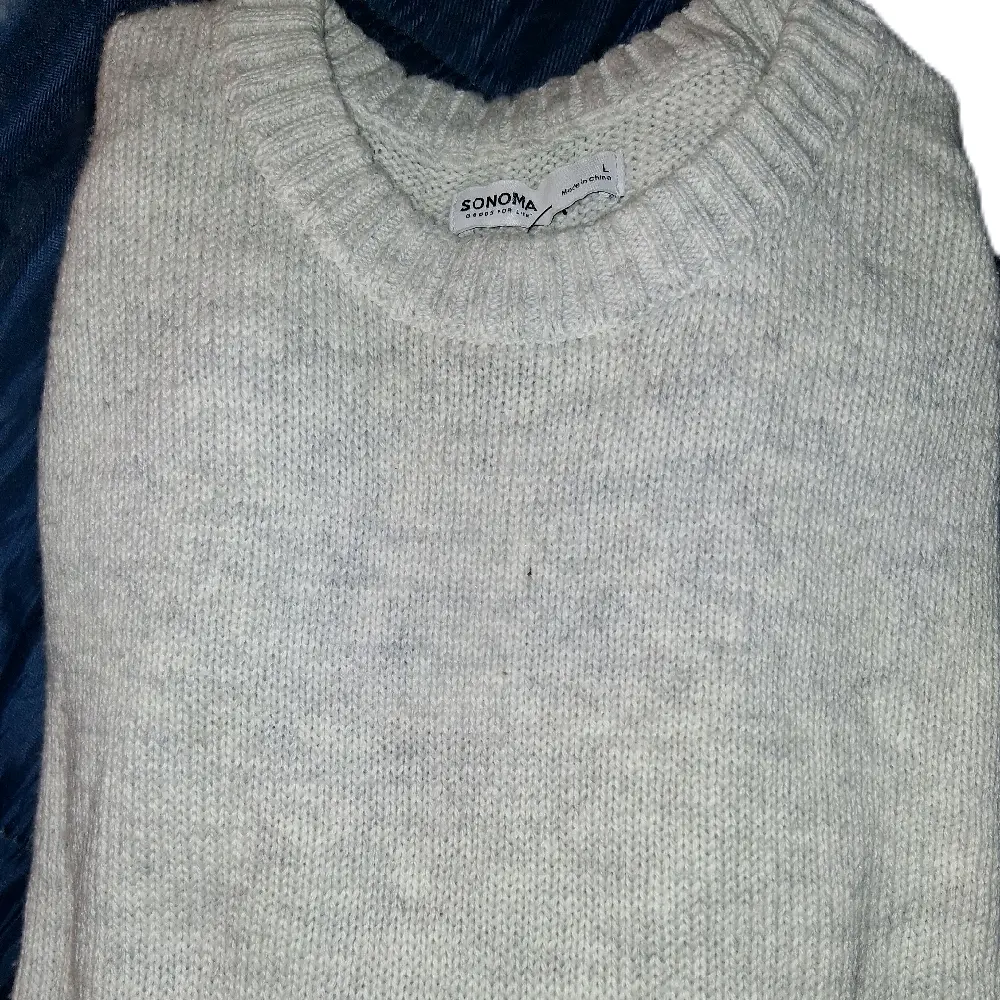SONOMA Women's Large Sweater Moonbeam in Color,  Soft and Comfy Pullover