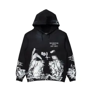 Filip Black Graphic Hoodie
