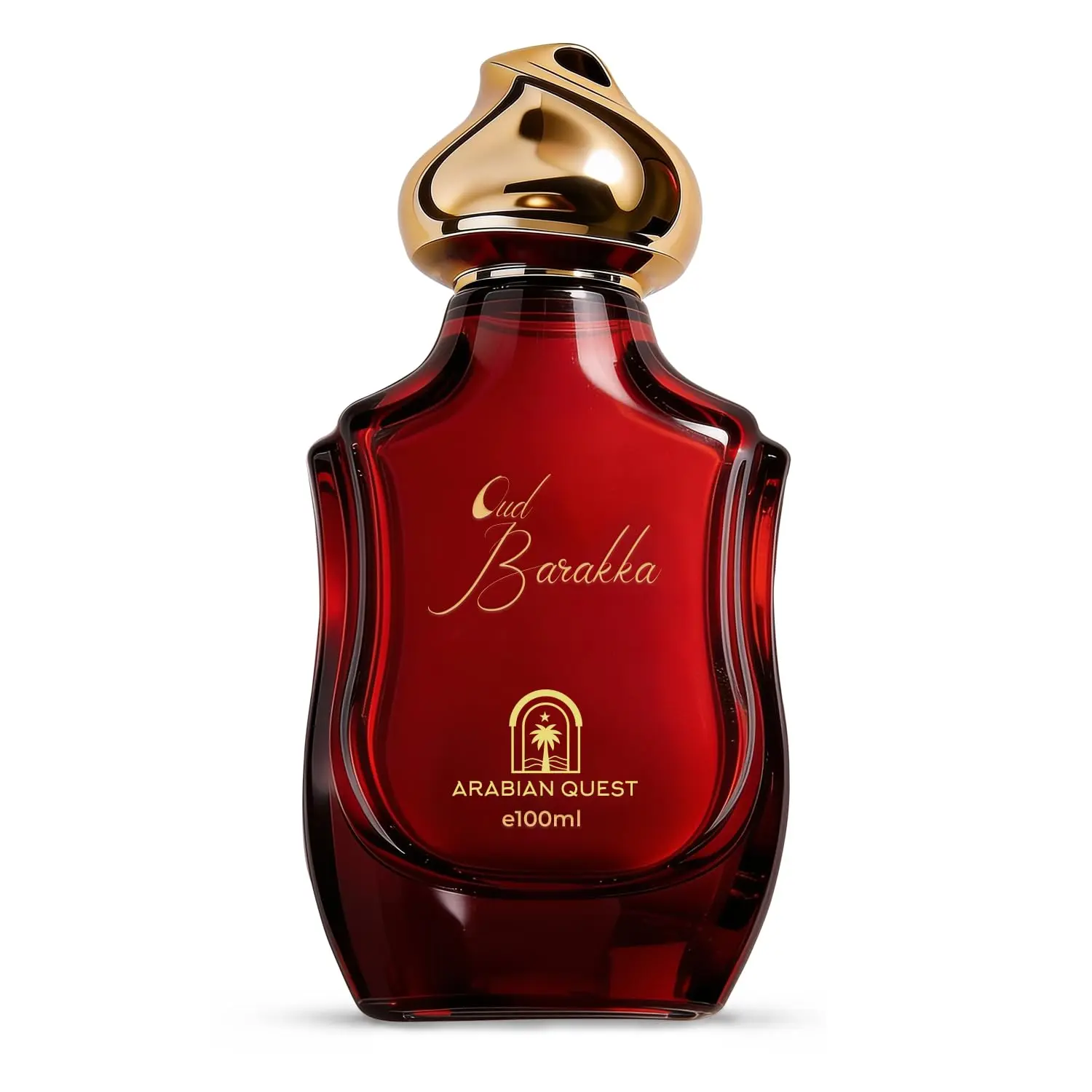 Arabian Quest Oud Barakka 3.3 Fl.oz Extrait de Parfum | Notes: Rose, Chamomile, Bergamot, Guaiac Wood, Hedione, Agarwood, Papyrus
