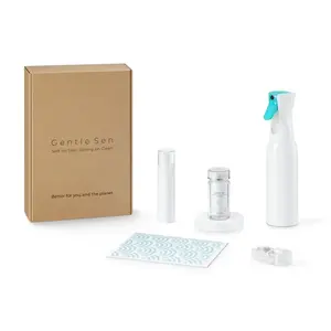 Gentle Sen FAMILY TAB KIT - Includes 100 Tablets, Refillable Spray Bottles & Reusable Cloth - Multi-Purpose Cleaner for Daily Home Cleaning - Fragrance Free, No Harsh Chemicals & Safe for Pets & Babies - Everyday Use Household Essentials