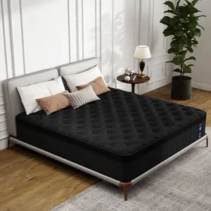 12Inch/14inch Premium Spring Mattress - Medium Hardness, Ergonomic Design, Memory Sponge, Upgraded Support Spring for a Comfortable and Supportive Sleeping Experience, Comfortable and Durable, Available in Multiple Sizes Gel Foam Topper Full  mattress Hyb
