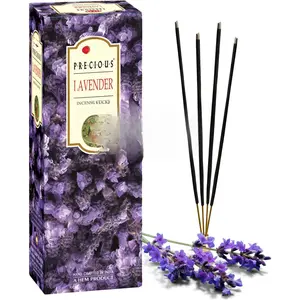 Lavender Incense Sticks – Pack of 120|   Hand-Rolled in India|   Soothing Floral Aroma for Relaxation, Stress Relief, Meditation, Yoga, Prayer & Home Fra
