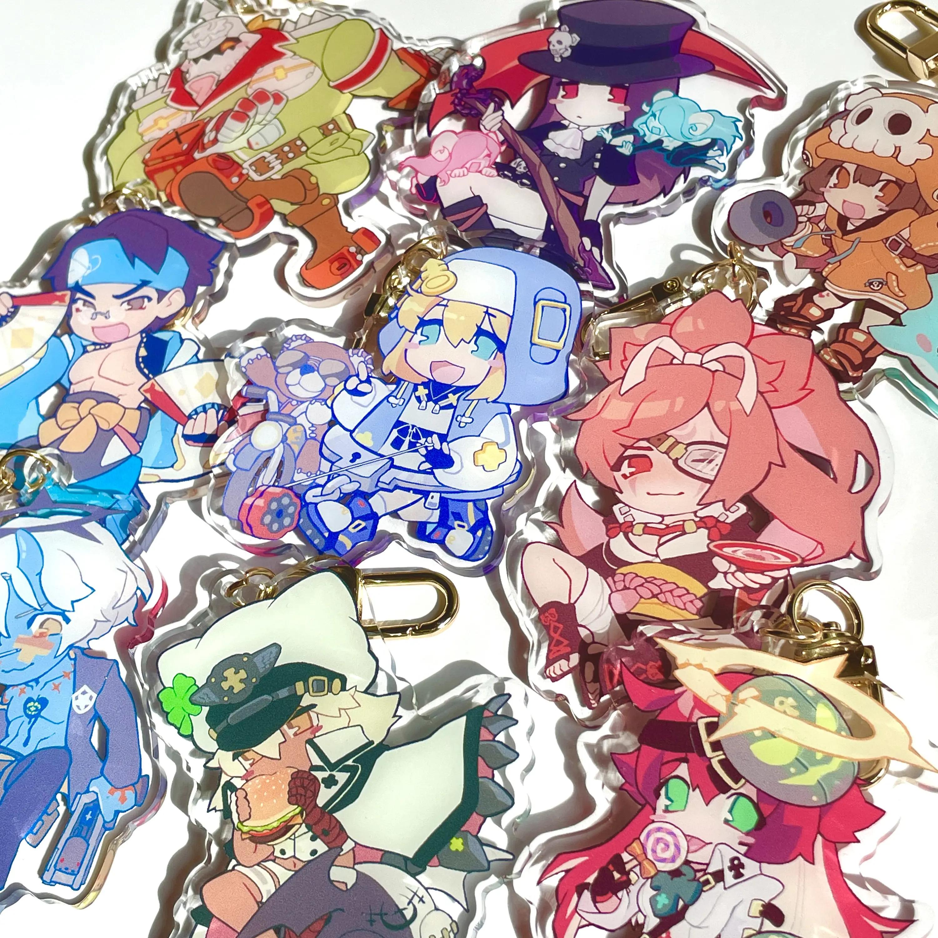 GGST Keychains, guilty gear strive