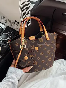Women's 2026 New High-End Floral Bucket Bag, Unique Basket Bag, Fashionable Crossbody Shoulder Bag, All Seasons Elegant Shopping Bag