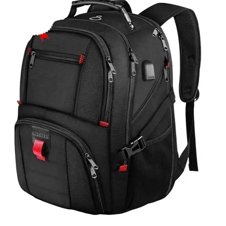 Travel Backpack Extra Large 50L Laptop Backpacks for Men Women Water Resistant Unisex Spacious 50L Capacity Laptop Friendly Water Resistant Versatile Use