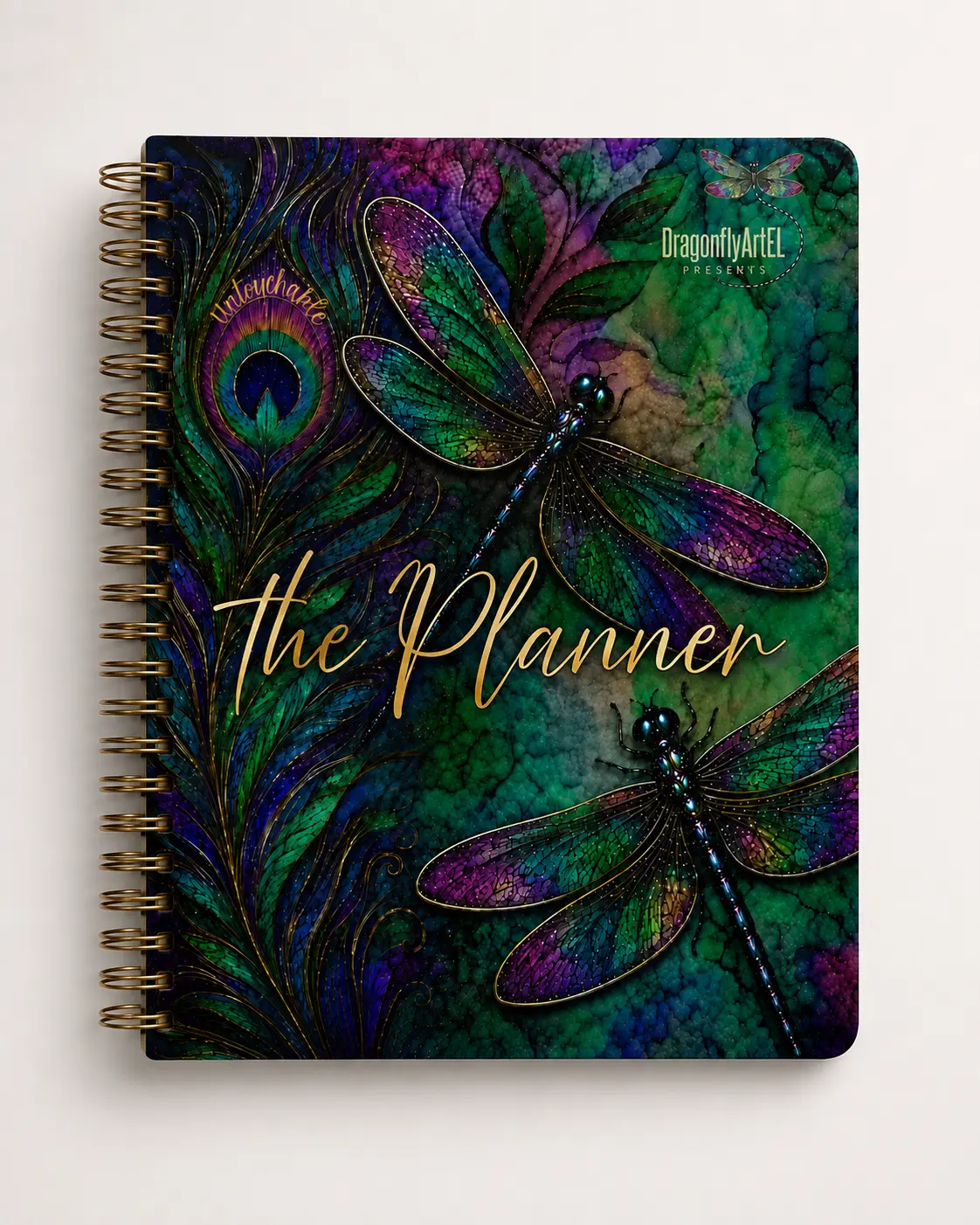 UNTOUCHABLE Coil-Bound Planner - Psychology & Relationships Humanities Book for Overwhelmed Users, Printed Text, Quiet Companion, Reset Pages, 12 Chapters