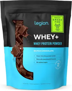 Legion Whey+ Protein Isolate Powder Dietary Supplement - 30 Servings