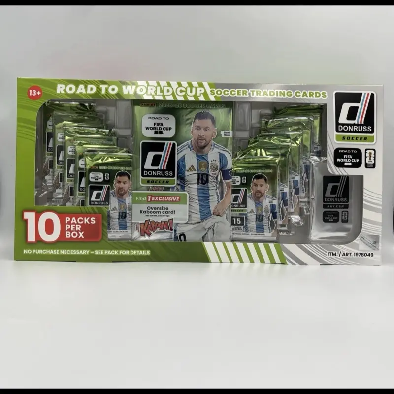 2025-2026 Donruss Road To FIFA World Cup Costco Exclusive Collector's Edition Special Series Bundle - International Soccer Collectibles for Fans