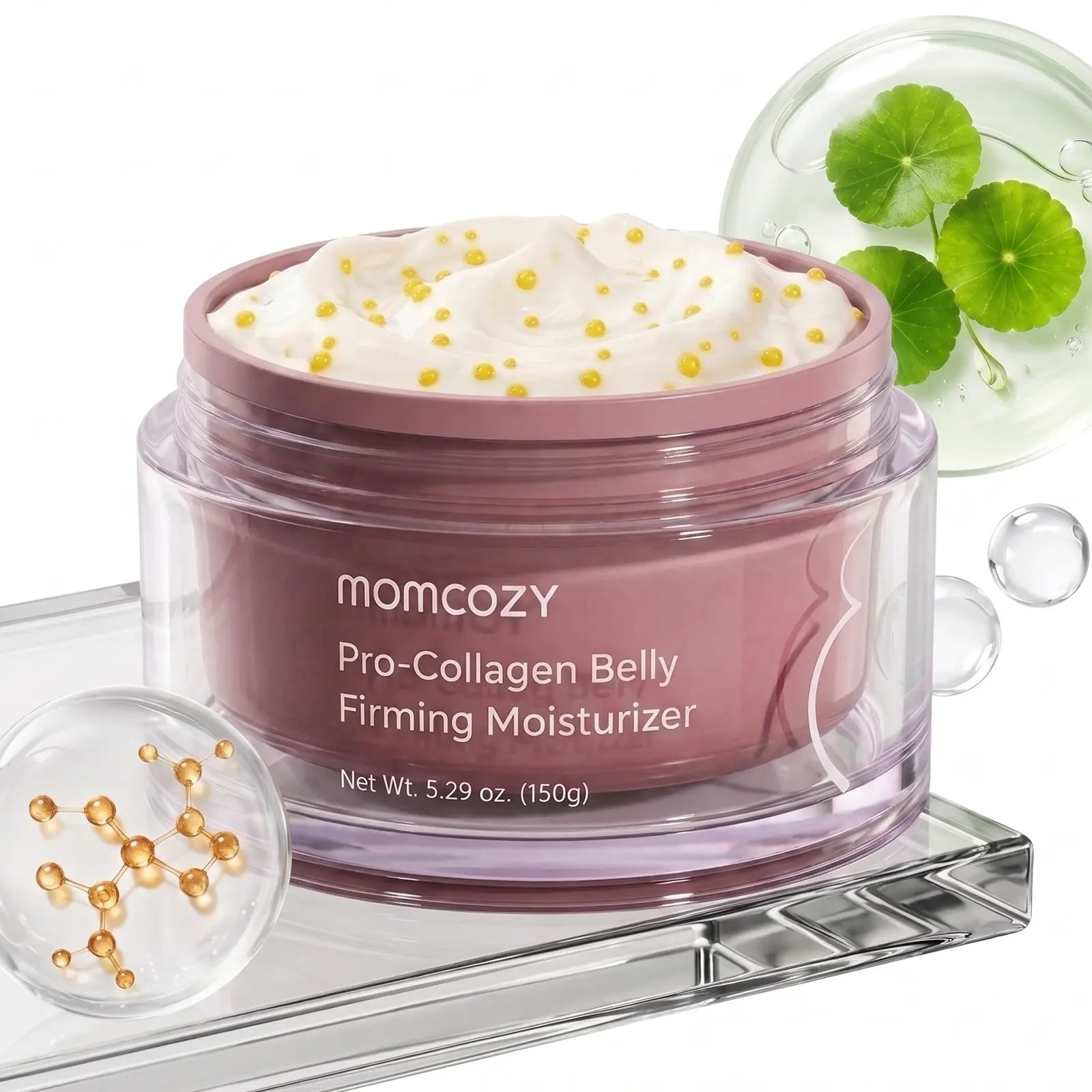 Momcozy Pro-Collagen Belly Firming MoisturizerMomcozy Pro-Collagen Stretch Mark Cream for Pregnancy, Hydrating Belly Moisturizer for Dry Itchy Skin, Pregnancy & Postpartum Belly Care Belly Cream RW002