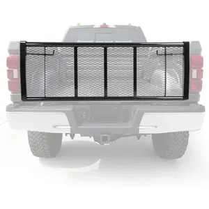 Rear Tailgate Compatible with 1997-2016 Ford F-150 F-250 F-350 F-450 F-550 Rear Tail Gate Powder Coated Black Steel