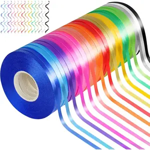 27 Roll Curling Ribbon, 3/16 Inch x 32.8 Yard Balloon String, 15 Colors Ribbons for Crafts, Balloon String Ribbon for Party, Festival, Florist Flower