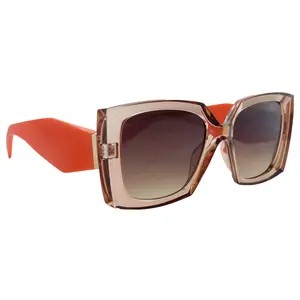 Penelope, High-End Line Bifocal (Clear On Top) Sun Readers for Women OR Non-Bifocal Readers Sunglasses (Orange light Brown) NY Fifth Avenue