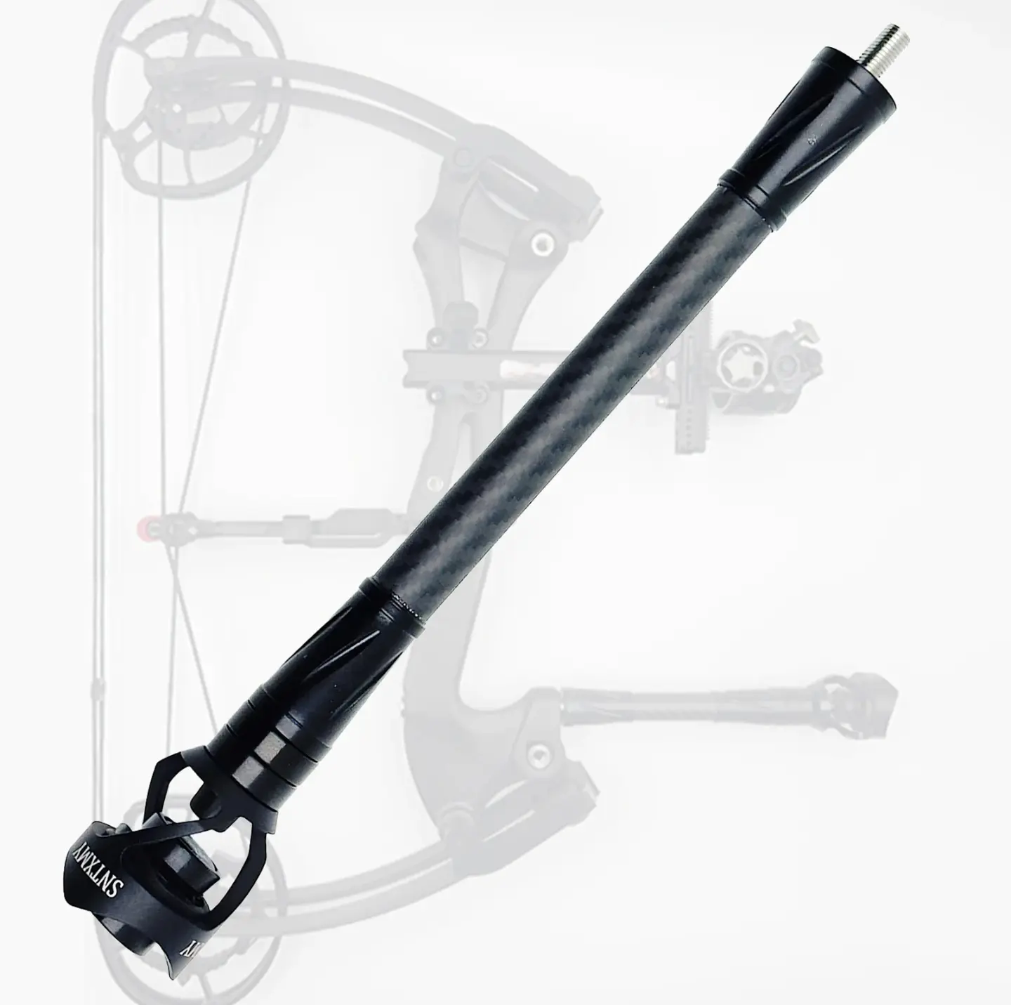 Carbon Fiber Archery Stabilizer - Aluminum Core, Multi-Size (4-in, 8-in, 10-in) Options, Vibration-Dampening, Sound-Reducing, Easy Installation, Compound Bows Compatible, Outdoor Hunting & Range Use, Father's Day Gift Gear