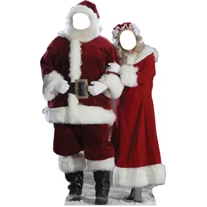Advanced Graphics 896 Santa And Mrs. Claus Stand-In Life-Size Cardboard Stand