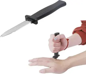 2 PCS Retractable Knife – Disappearing Dagger Joke Trick, Halloween Props Toy, Fake Plastic Blade Magic Toy, Christmas Gifts