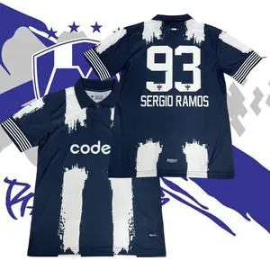 93# Sergio Ramos 25 26 Mexico Liga MX Rayados Monterrey Home Short Sleeve Soccer Jersey Fans Version Football Jersey