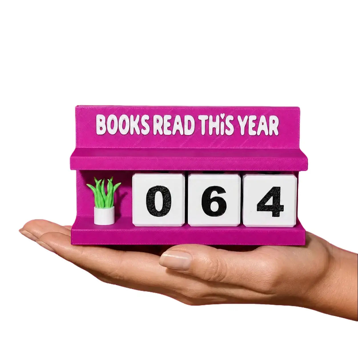 Minimalist Interactive Book Counter / Book Tracker For Bookworms