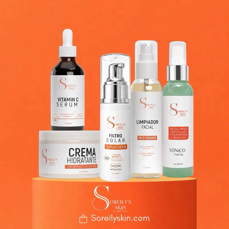 SOREILY’S SKIN KIT DE 5 PASOS, Skin Care Kits, Acne Care Set, Beauty Bundle Kit