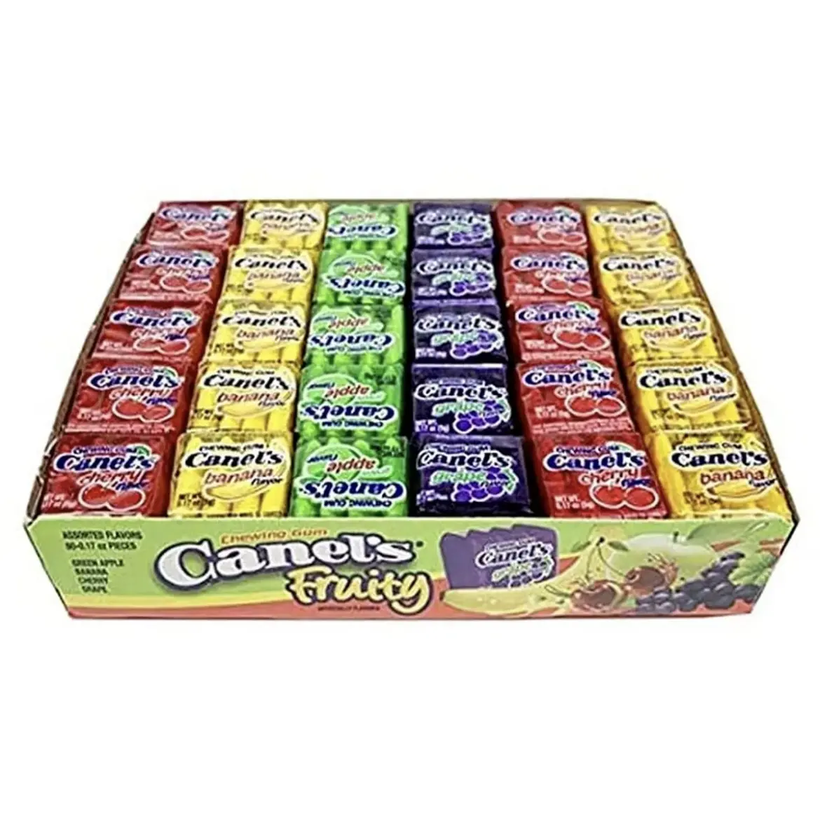 Canels Fruity Gum 60 Pieces Assorted Flavors gummy Fruit candy Snack mexican candy dulces Variety