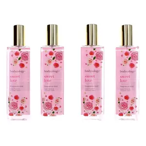 Bodycology  8 oz Sweet Love Fragrance Mist for Women by Bodycology - Pack of 4