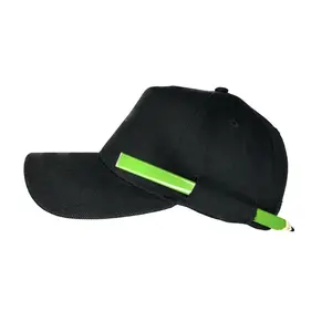 Hat LED 4.0 Smart Cap with NFC Chip, USB Rechargeable, Sunshade Attachment, and Secret Pocket in Baseball Style