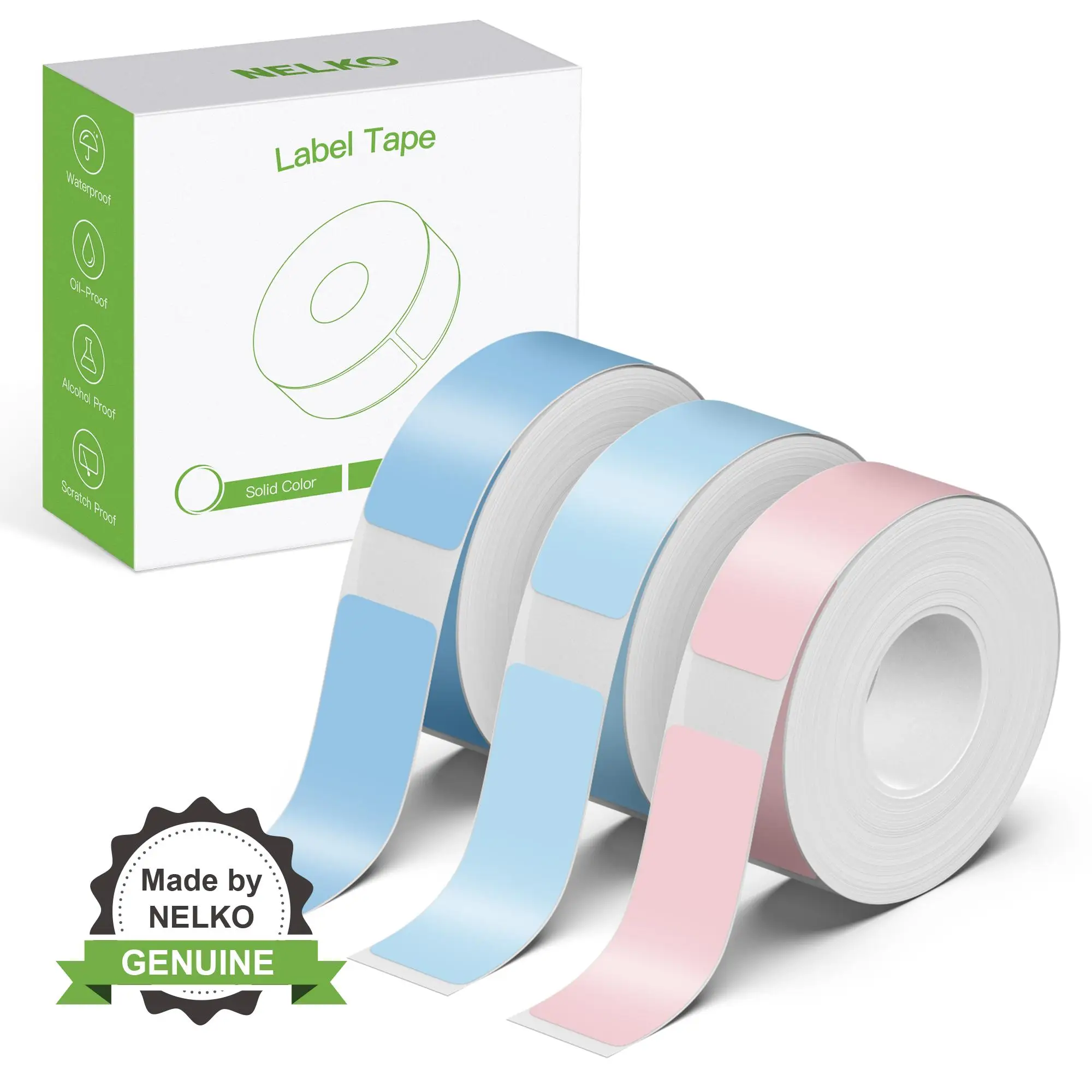 Genuine P31S and P21 Label Printer Tape, (14x40mm(0.59"x1.57"),Adapted Label Print Paper