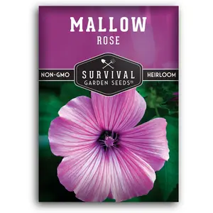 Rose Mallow Seeds - Non-GMO, Heirloom, Survival Garden Seeds