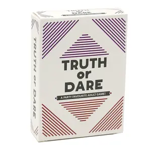 Adult Truth or Dare Party Game with Challenge Cards, Icebreaker Questions, Group Night Games, Holiday Gift Idea, Tabletop Games, Family Game