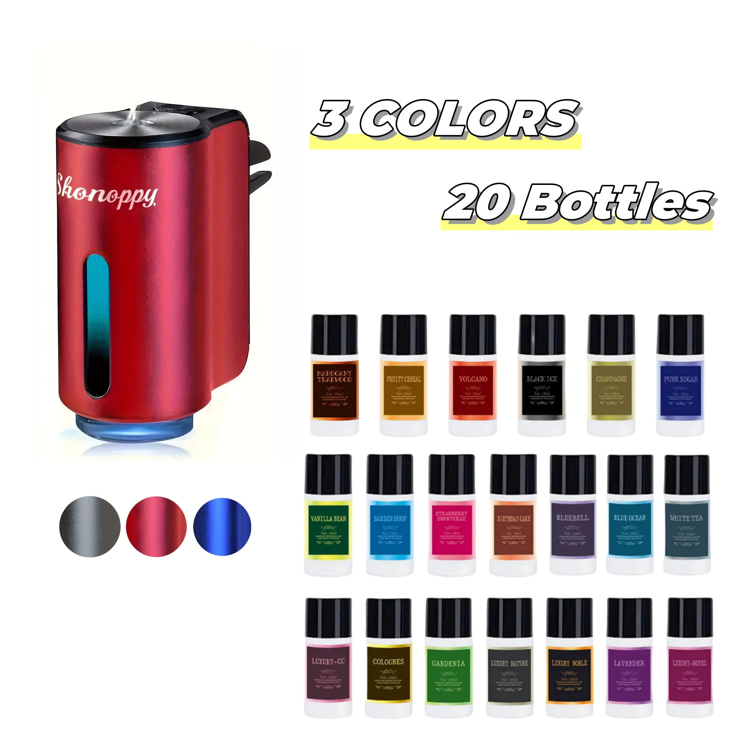 Red (with machine) - 20*10ml