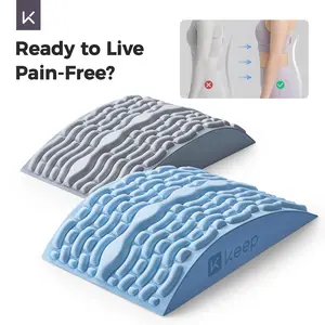 Keep Ergonomic Lumbar Traction Pillow for Lower Back Pain Relief Spine Alignment Sciatica & Herniated Disc Support Comfortable Back Massage Pad for Chair & Bed  Body Care