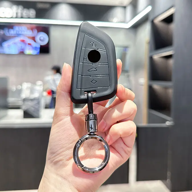 ACEBOY For Bmw Key.Advanced Soft TPU Key Case Is Compatible With X1 X3 X4 X5 X6 X7 M5 M6 1 3 4 5 6 7 GT5 GT6 Key 360 Degree Full Protection Key