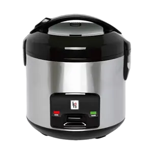 KOTO Japanese Stainless Steel Rice Cooker - 5 Cup Smart Cooker for Rice & Soup, IH Heating, Non-stick Inner Pot