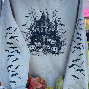 Haunted house Crewneck