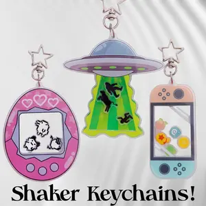 Satisfying Shaker Keychains and Bag Charms