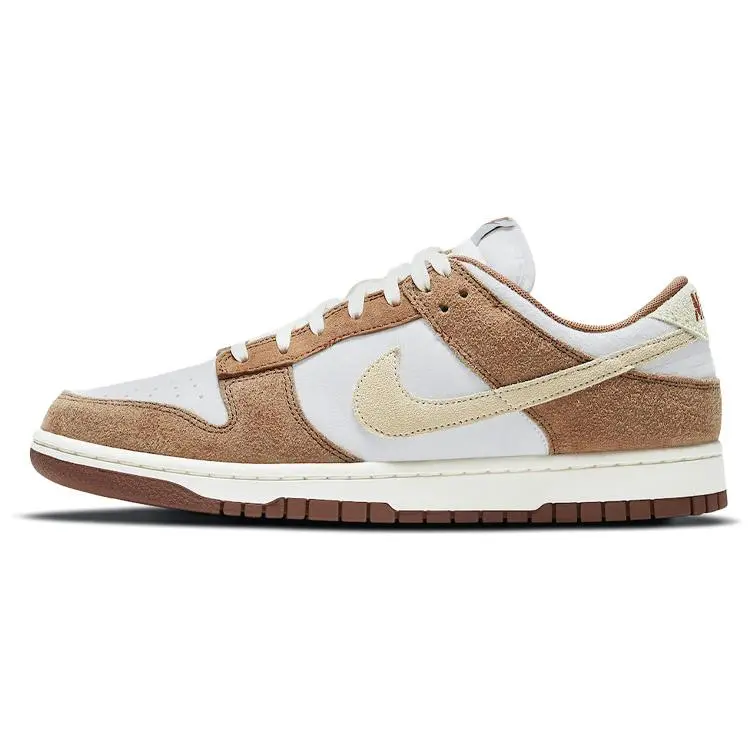 Nike Dunk Low Medium Curry Skate Shoes Unisex Sail Curry-Fossil DD1390-100