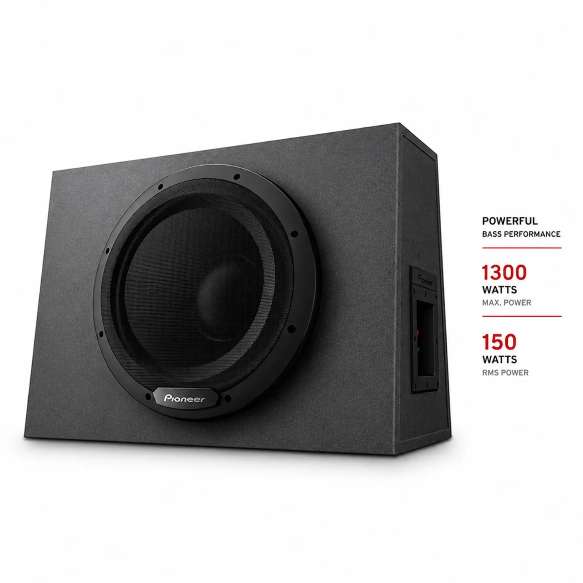 Pioneer TS-WX1210A 12" Sealed Enclosure Active Subwoofer w/ Built-in Amplifier
