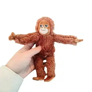 Adorable Monkey Plush Toy Keychain Pendant, Soft Doll Keychain, Cute Animal Design Backpack Decoration, All-Seasons Accessory for Bags & Keys