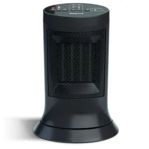 Honeywell Digital Ceramic Compact Tower Heater Black Honeywell Digital Ceramic Compact Tower Heater Black