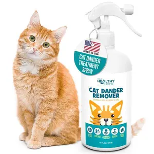 YourHealthyHome Cat Dander Remover Aloe Vera Free- Pet Dander Allergy Reducer Relief Dry Skin Spray for Cats and Humans| Cruelty-Free & Made in USA (1 Pack)