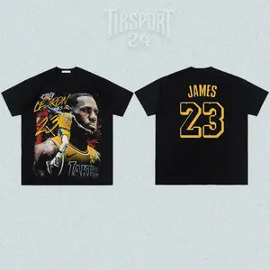 [Youth & Adult] Lebron James 23 For Bron Family High-Quality 100% Cotton T-Shirt (Made In US), King James Fans Hooper Shirt, Lakers Nation Game Day Outfits, Gift For Basketball Fans, Basketball Graphic Tee