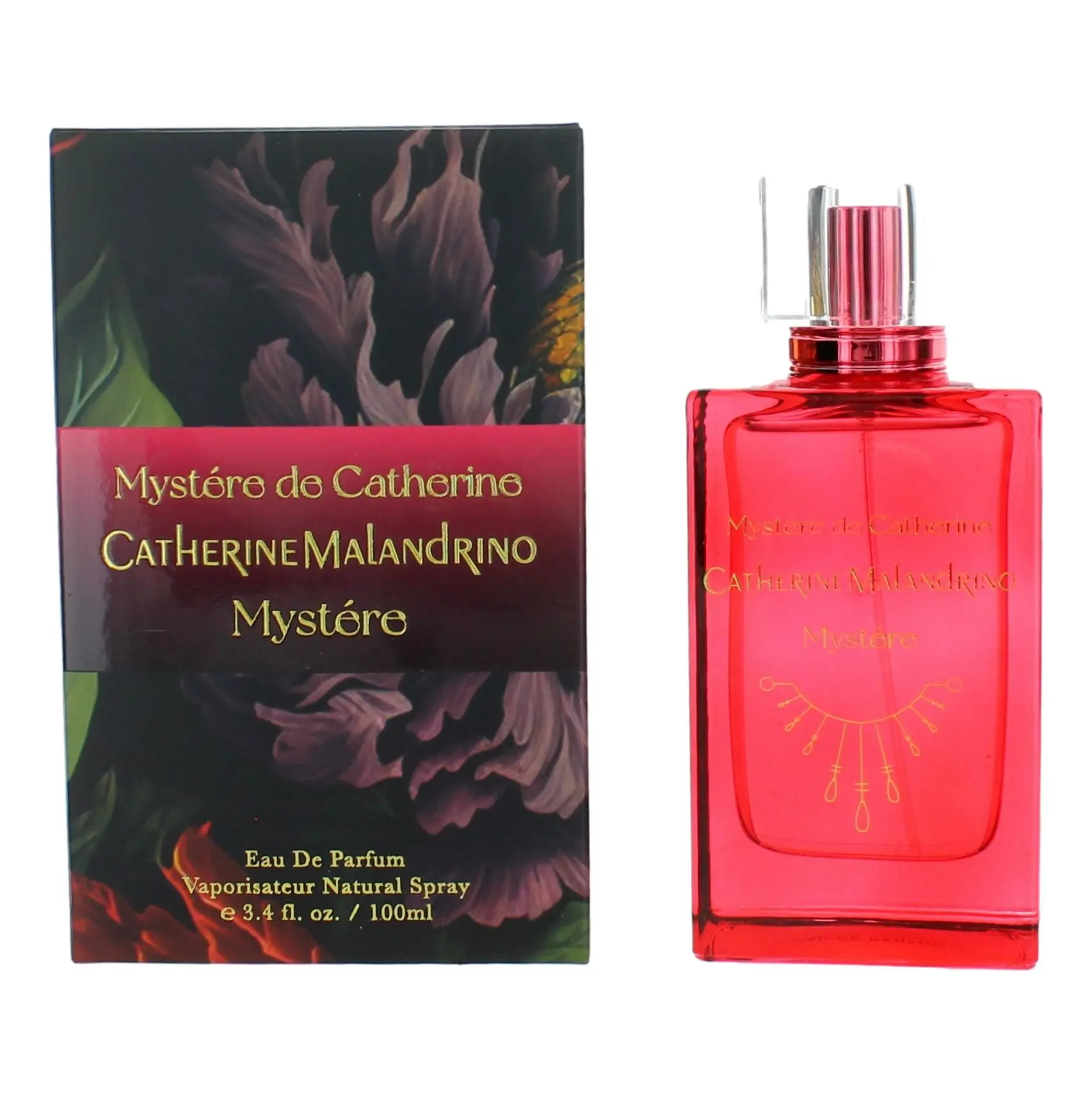 Mystere de Catherine by Catherine Malandrino Caramel Floral Elegant Women's Eau de Parfum Fragrance, 3.4oz EDP Spray, Eau De Parfum Women's Fragrance, Elegant Women's Fragrance