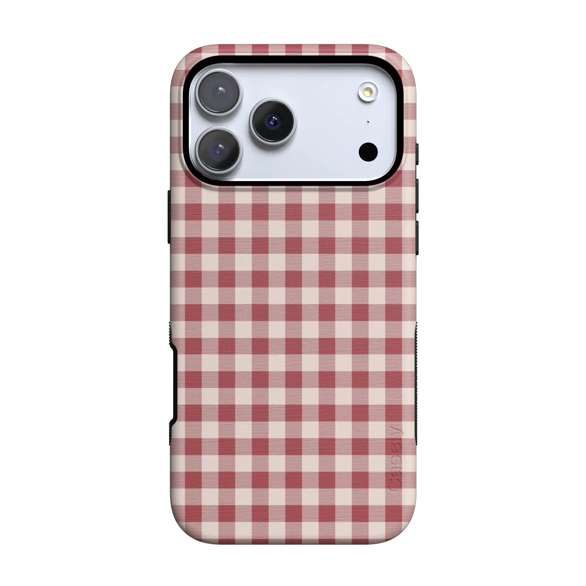 Casely iPhone 17 Pro Max Case | Sweet Jam | Red Gingham | Bold Protective Design | Compatible with MagSafe