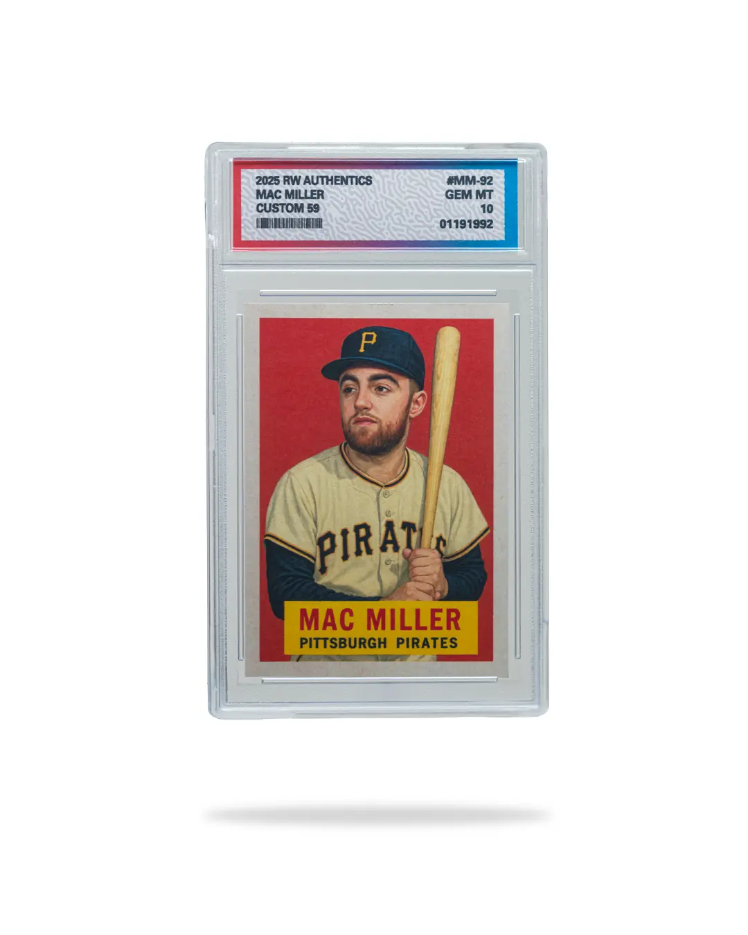 Custom Mac Miller - 1950s Topps Trading Card