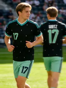 2026 Germany Team 17th Away Jersey, Breathable Quick-Dry Design, Unisex Fan Apparel, Loose-Fit Sporty Suit for Men and Women