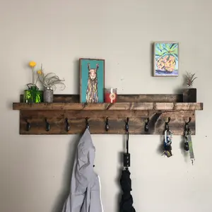 The ED: Wood Coat Rack Wall-mounted